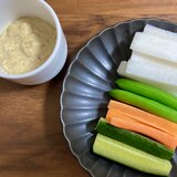 野菜スティック✳︎ごま味噌マヨディップ